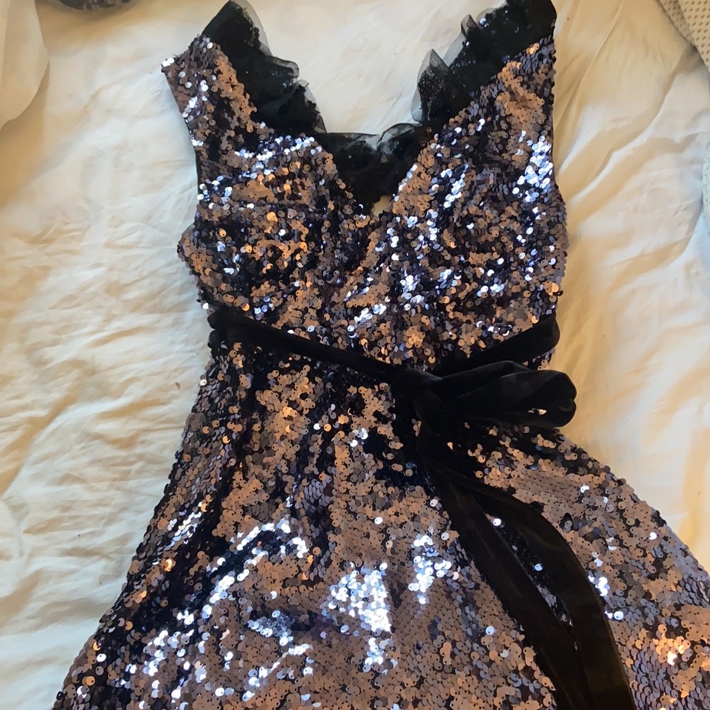Free People Sequin Siron Mini Dress - Picture 3 of 7